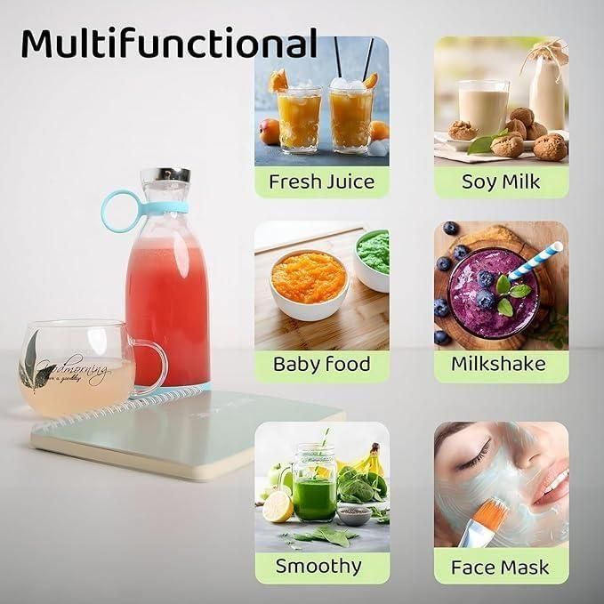 Portable Mini Juicer Blender for Travel Use