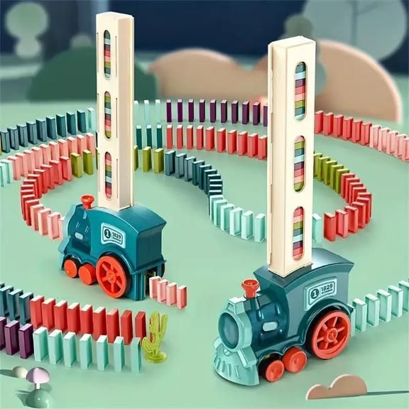 🚂 Domino Train Toy Set for Kids