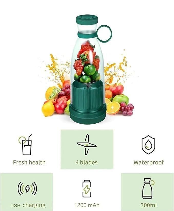 Portable Mini Juicer Blender for Travel Use