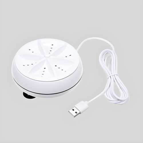 2-in-1 Mini Portable Ultrasonic Multipurpose Washer