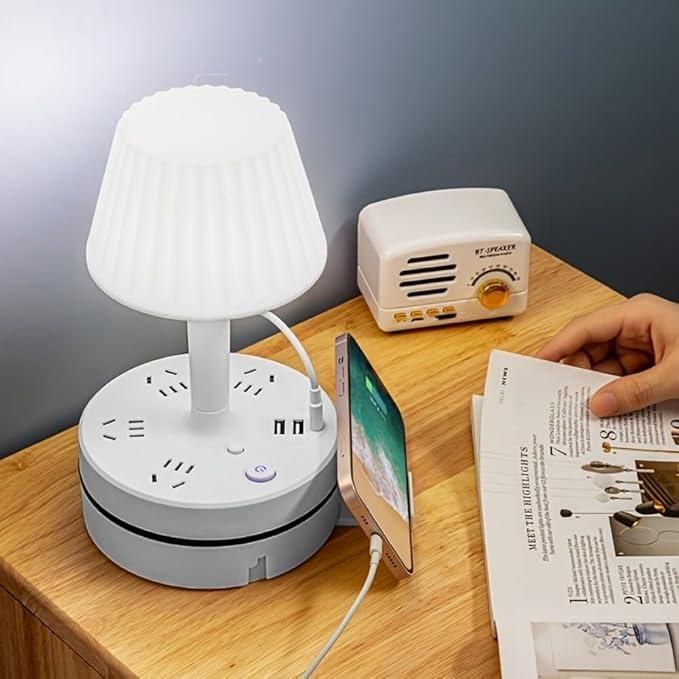 3-in-1 LED Table Lamp with Dimmable Light