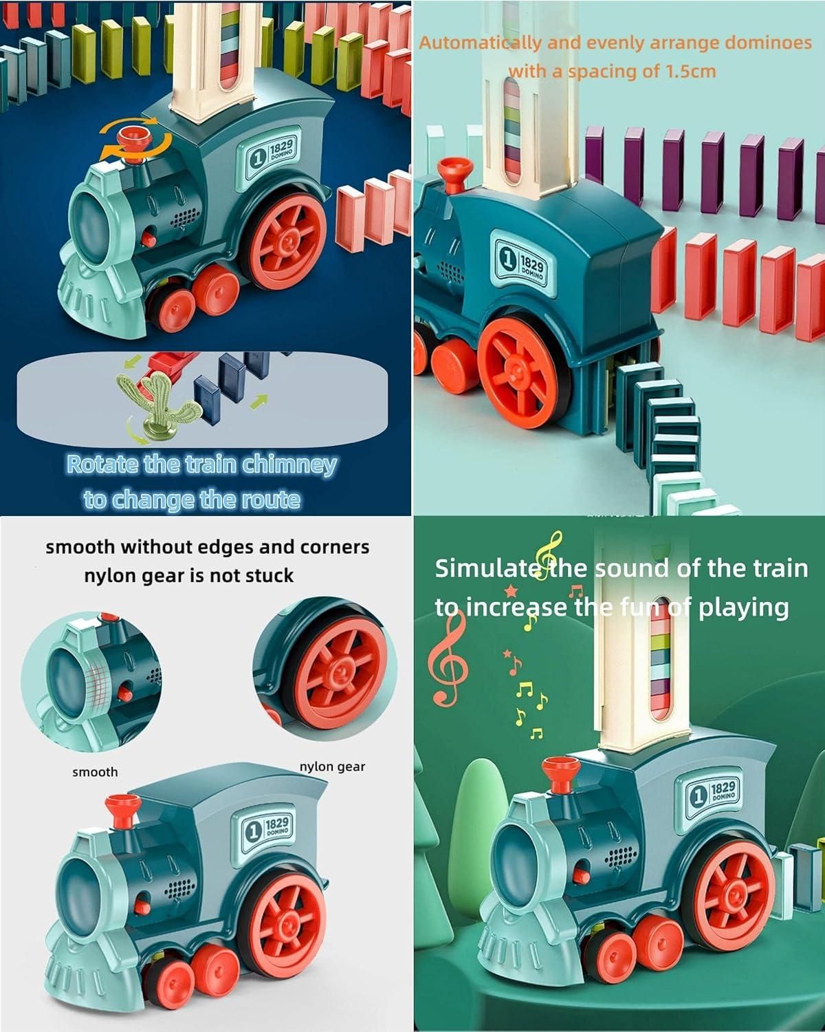 🚂 Domino Train Toy Set for Kids