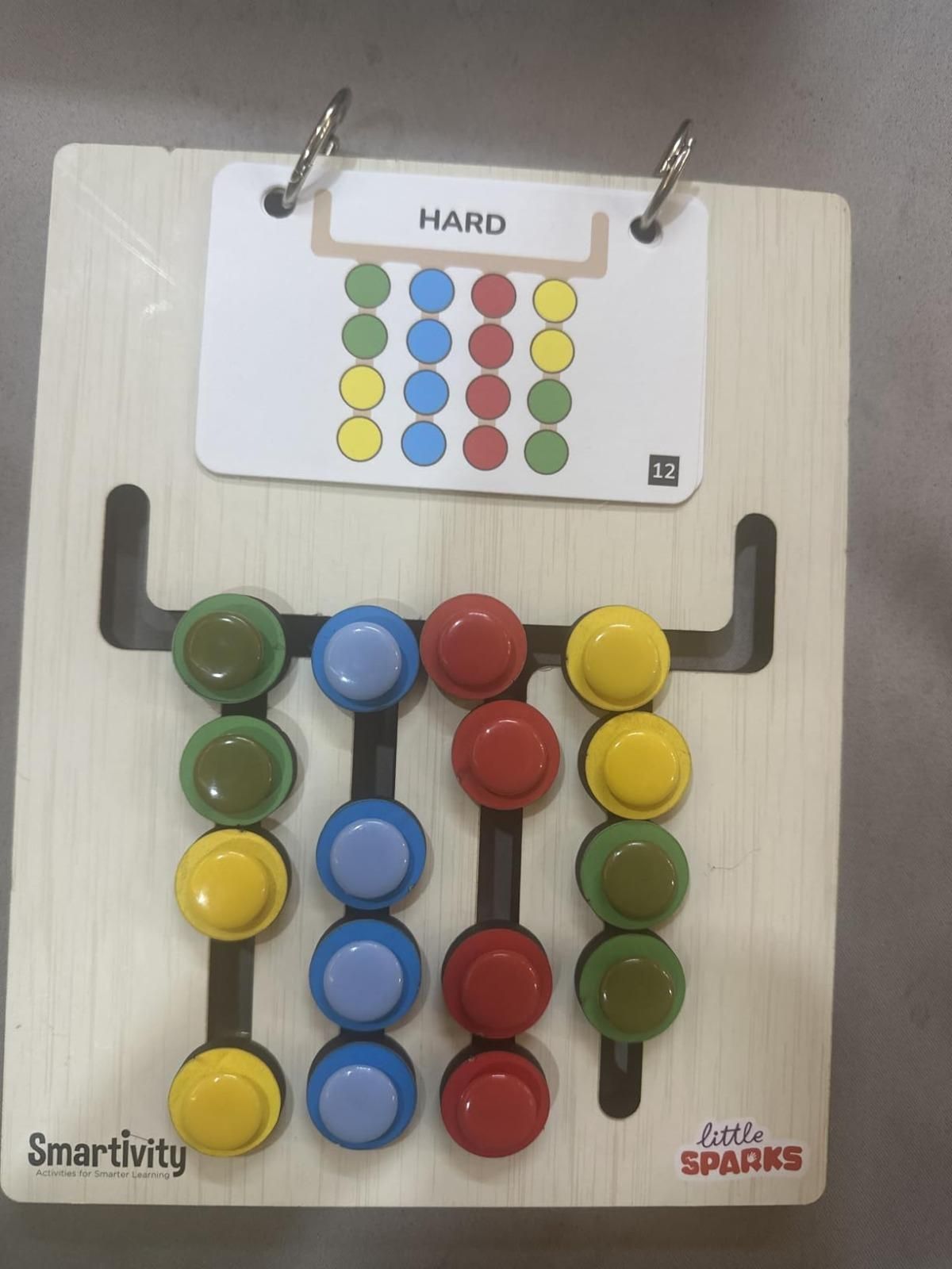 Slide Puzzle Game Color & Pattern Matching for Kids