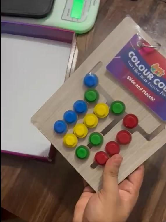 Slide Puzzle Game Color & Pattern Matching for Kids