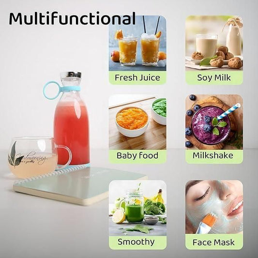 Portable Mini Juicer Blender for Travel Use