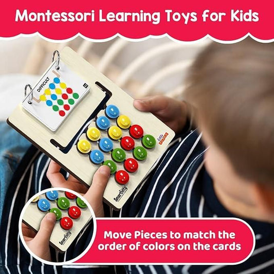 Slide Puzzle Game Color & Pattern Matching for Kids