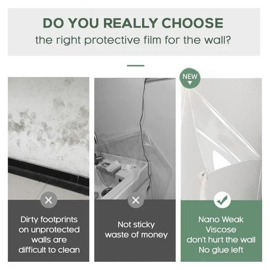 Self-Adhesive Transparent Wall Protection Film