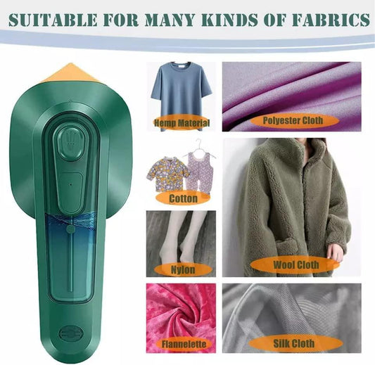 Mini Portable Travel Steamer & Iron (Dry/Wet Use)