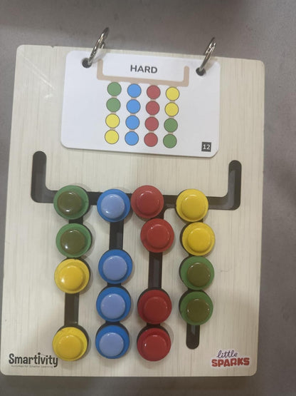 Slide Puzzle Game Color & Pattern Matching for Kids